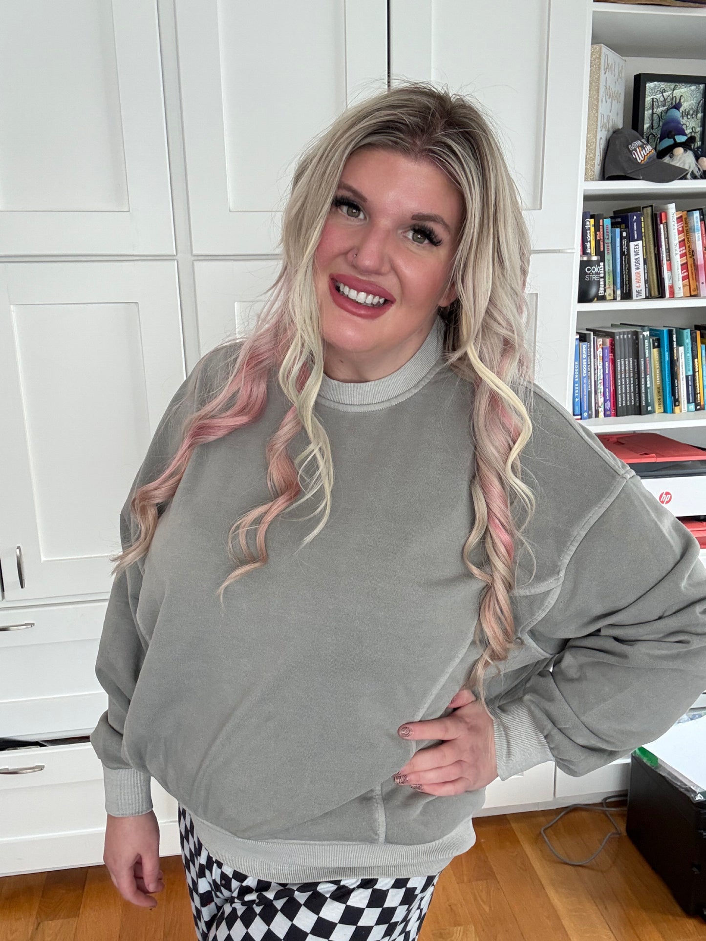 Sleet Soft Fleece Pigment Dye Pullover