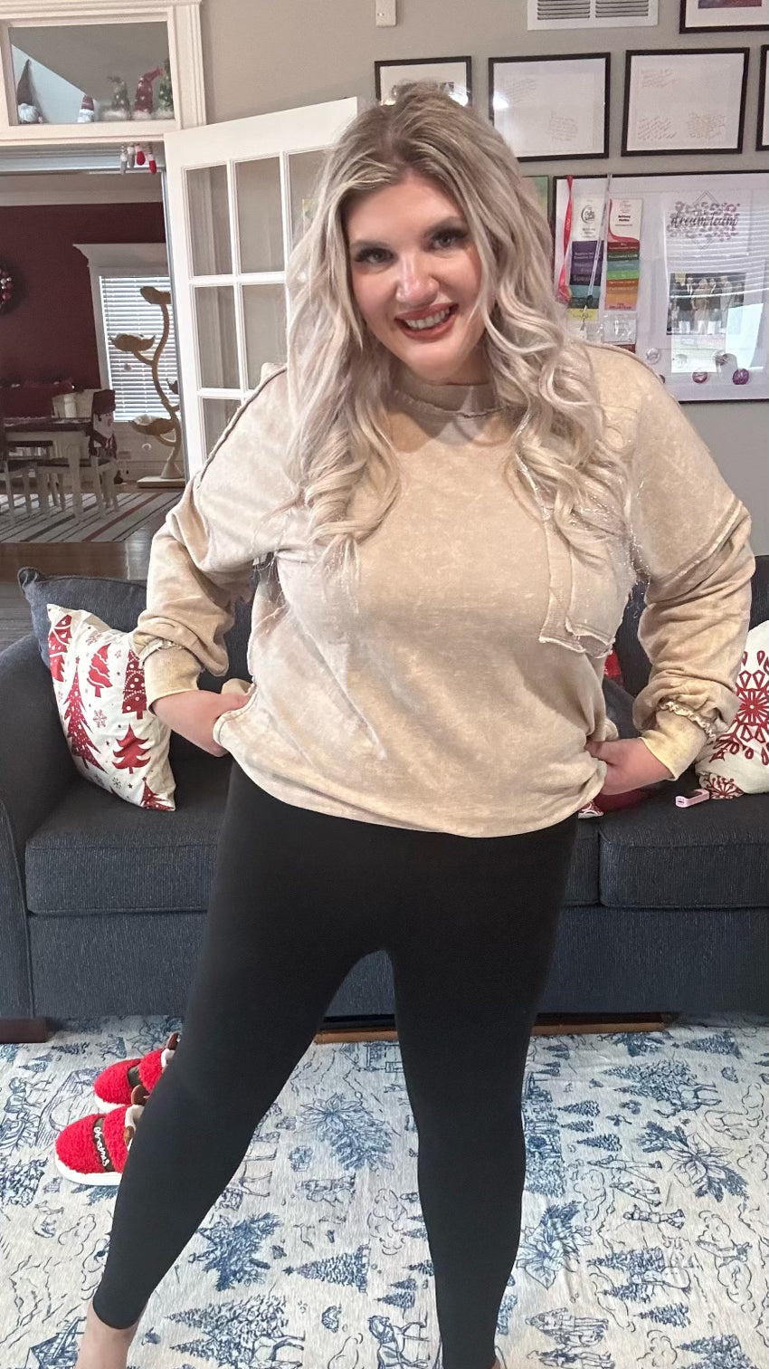 Black Premium Microfiber Full Length Leggings