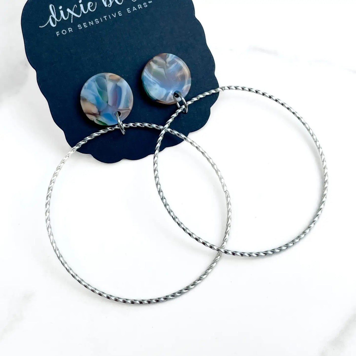 Confidence in Aqua Marble Earrings