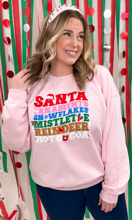 Making Christmas Bright Graphic Sweatshirt