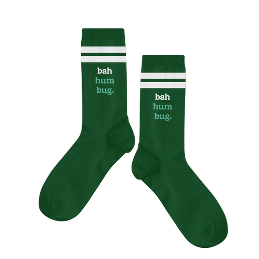 Bah Hum Bug Holiday Socks