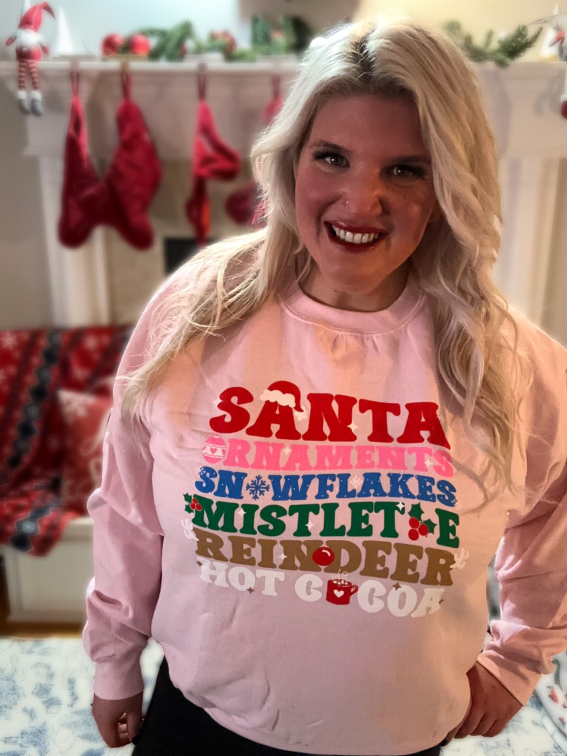 Making Christmas Bright Graphic Sweatshirt