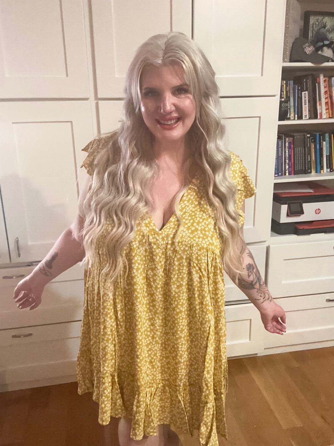 Sun Glow Babydoll Dress