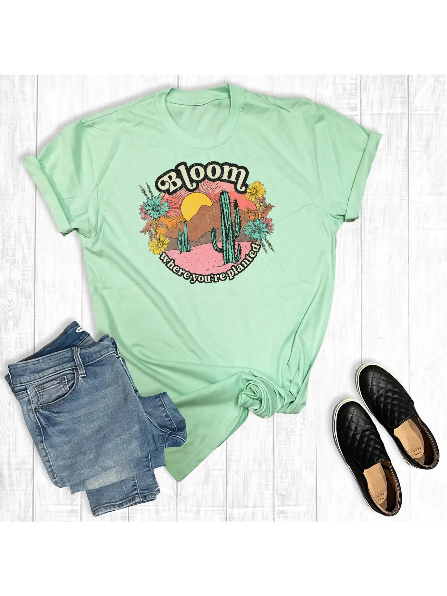 Bloom Where You are Planted Graphic Tee