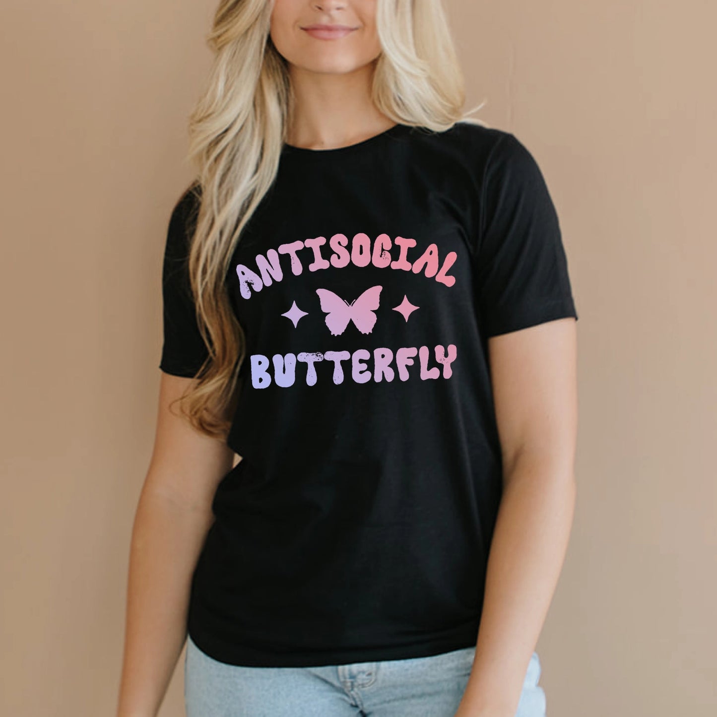 Antisocial Butterfly Graphic Tee