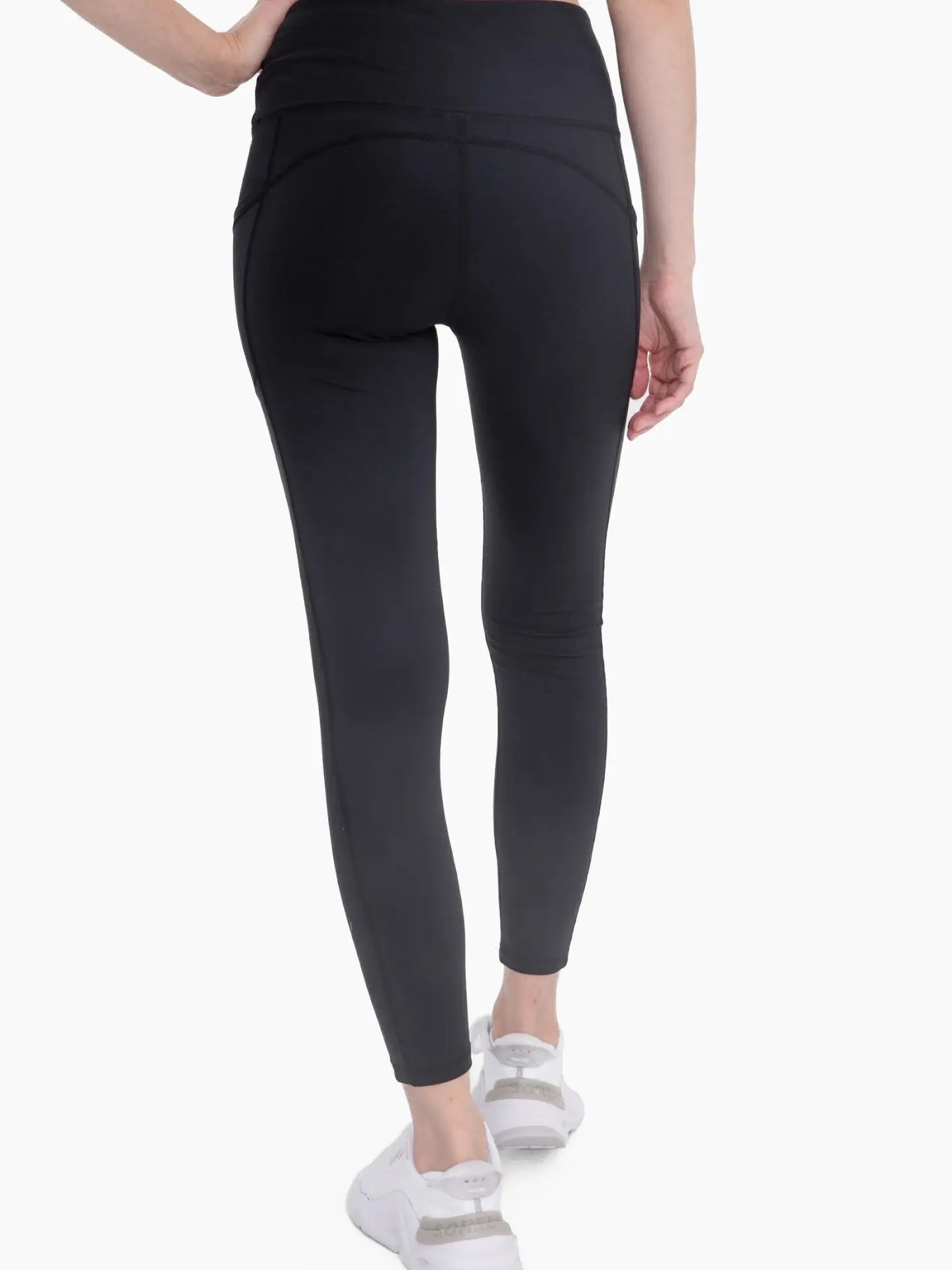 Black Brushed Interior High-Waisted Leggings